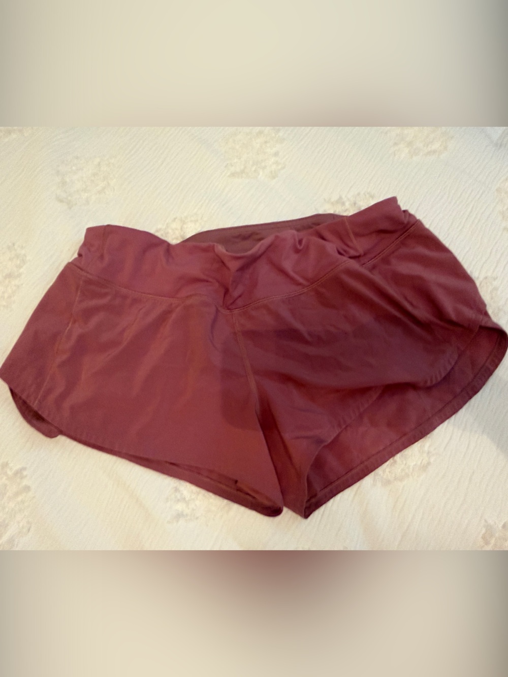 lululemon athletica Women's dusty pink low rise speed ups Shorts